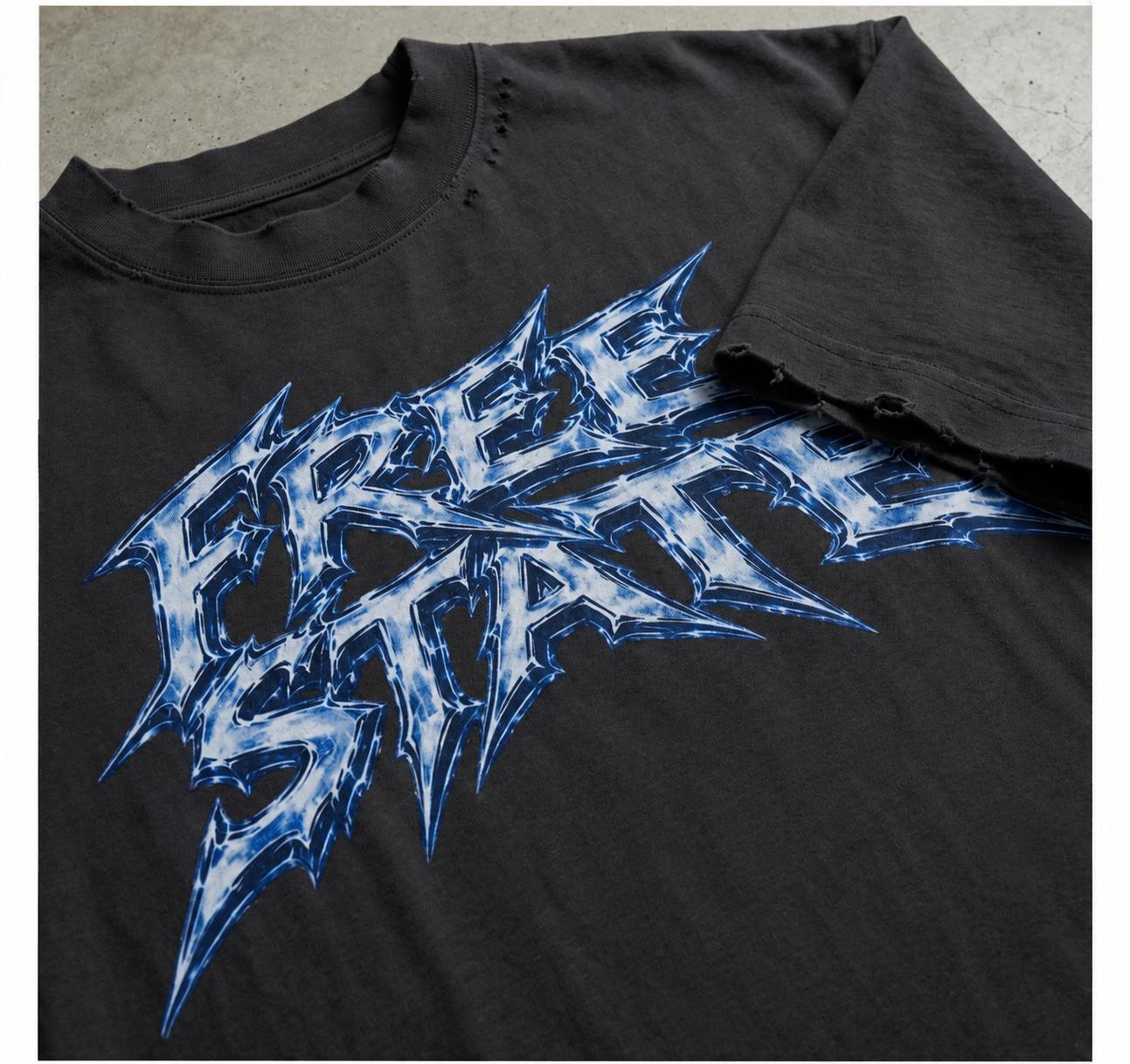 CAMISETA CORTA NEGRA FREE STATE - FQ - Imagen 5