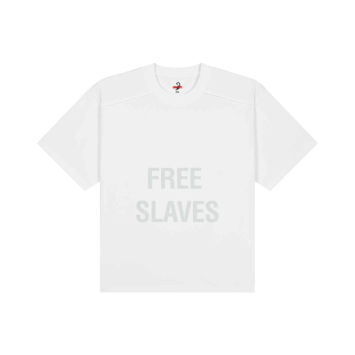 CAMISETA BLANCA FREE SLAVES