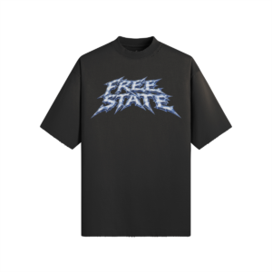 CAMISETA CORTA NEGRA FREE STATE - FQ