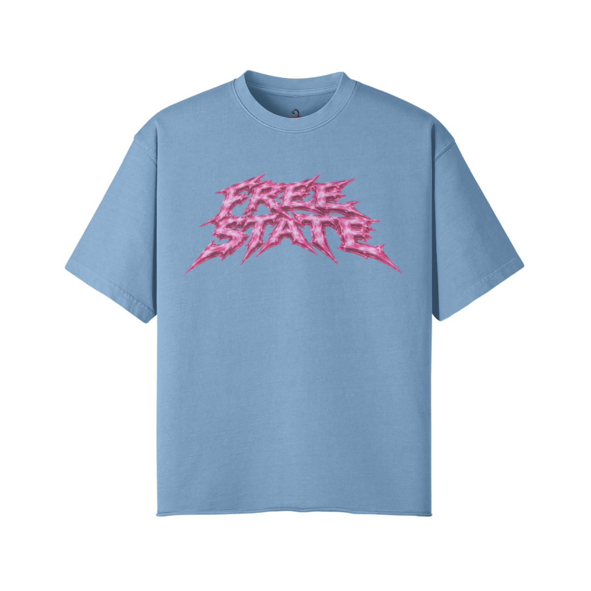 CAMISETA CORTA AZUL/ROSA FREE STATE - FQ
